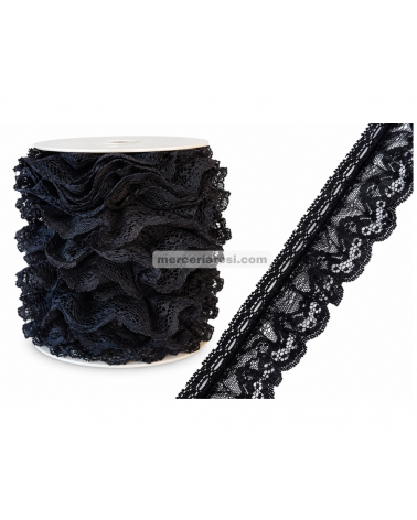 Puntilla fruncida ondas 7726