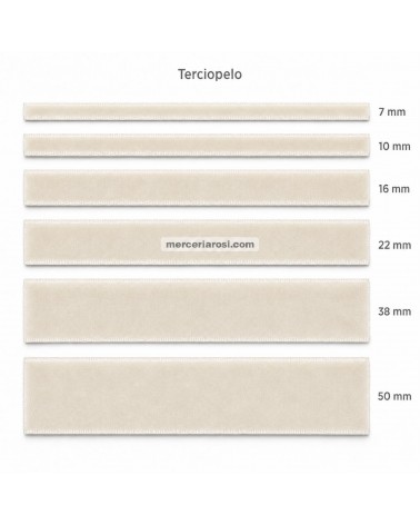Cinta de terciopelo