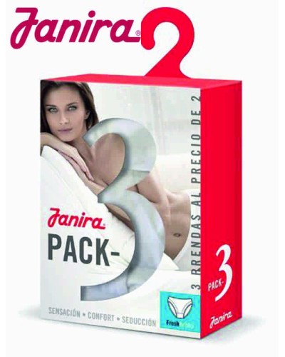 Pack 3 bragas Maxi Esencial Janira